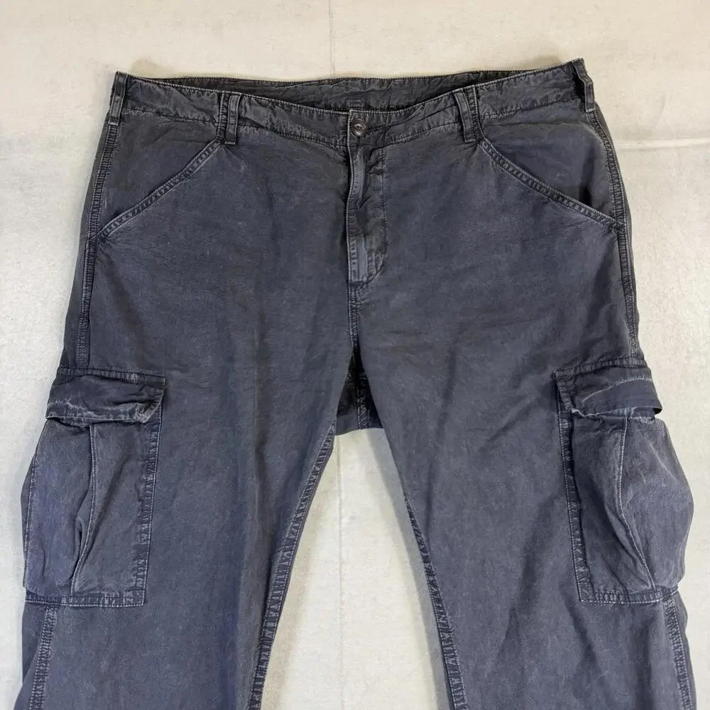 AG Adriano Goldschmied Supply Cargo Pants Mens 38 Blue Standard Issue Army USA - Picture 2 of 8